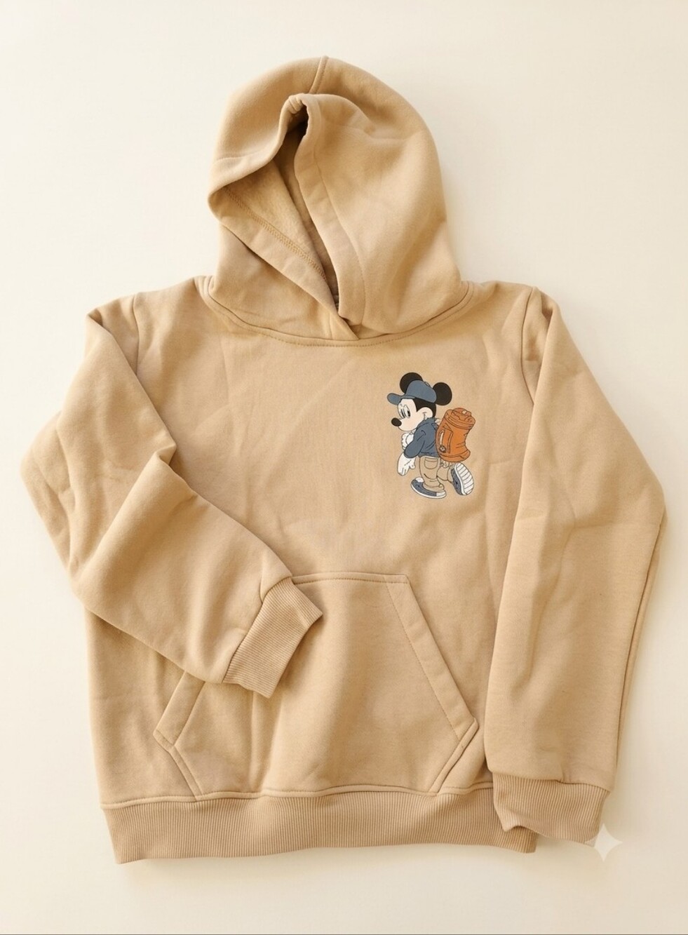 H&M Beige Mickey Mouse Hoodie